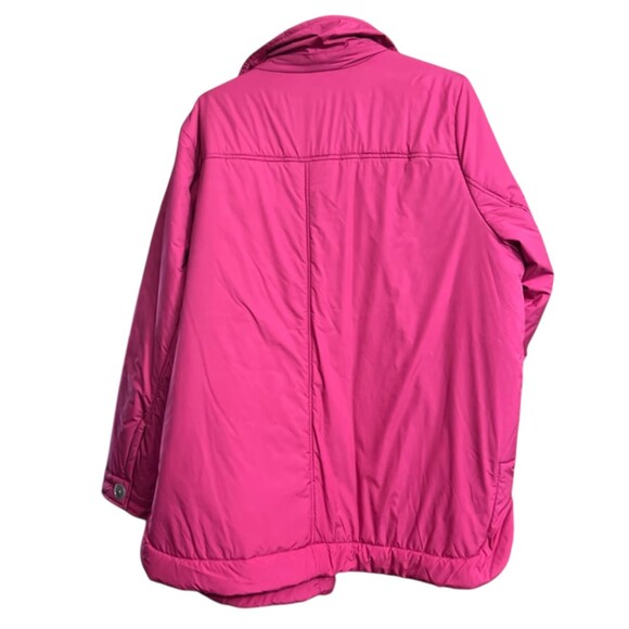 Torrid Shacket 2x 18 20 Pink Puffer Lightweight Packable Poly Fill Jacket Pocket - Picture 8 of 11